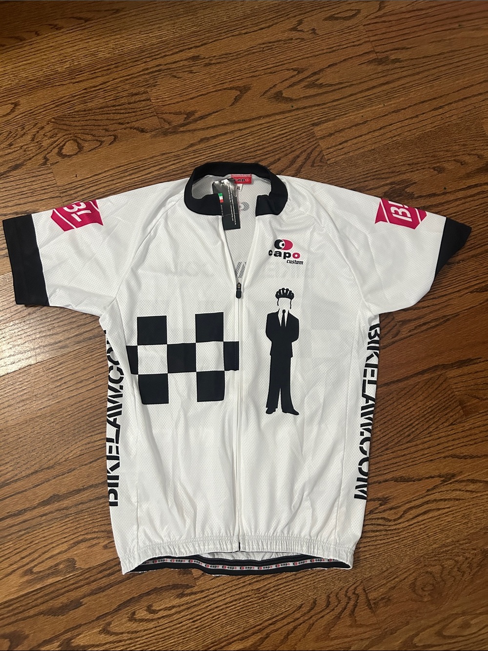 Capo Custom White & Boy’s Cycling Jersey